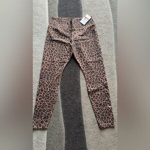 Nike Women's Leopard Print Leggings - Brown
